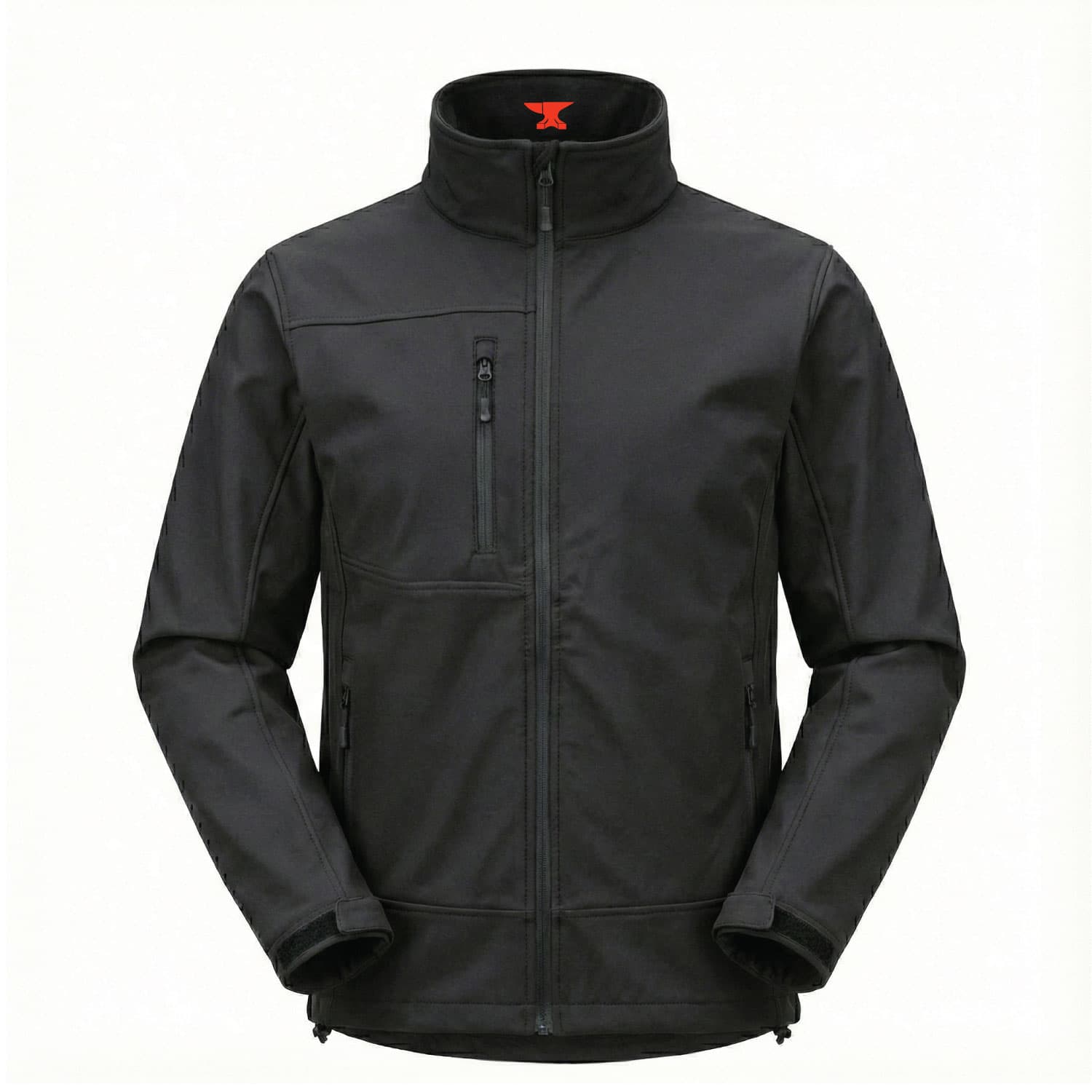 James Forge Soft Shell Jacket Full Zip Light Weight - Black 1