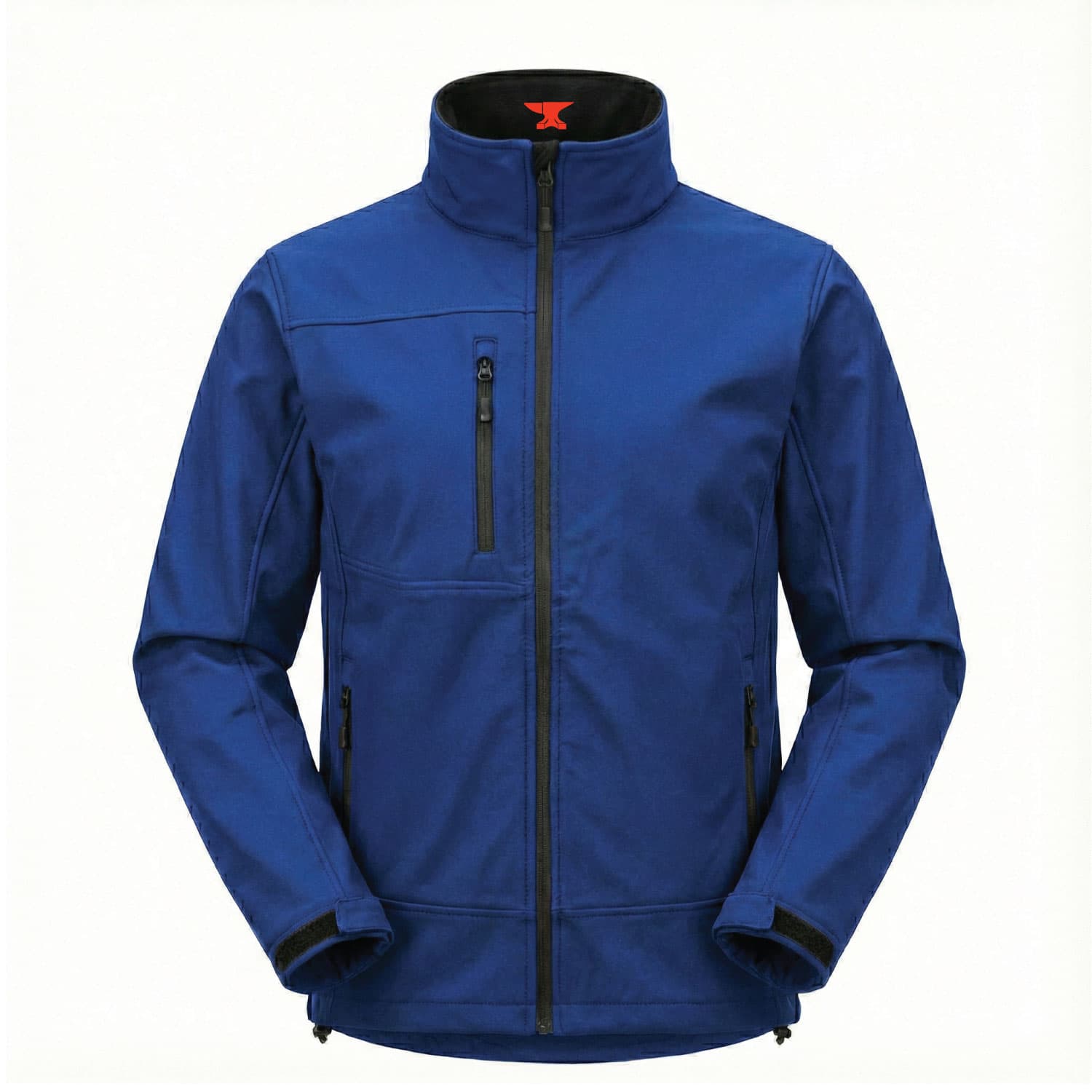 James Forge Soft Shell Jacket Full Zip Light Weight - Blue Royal