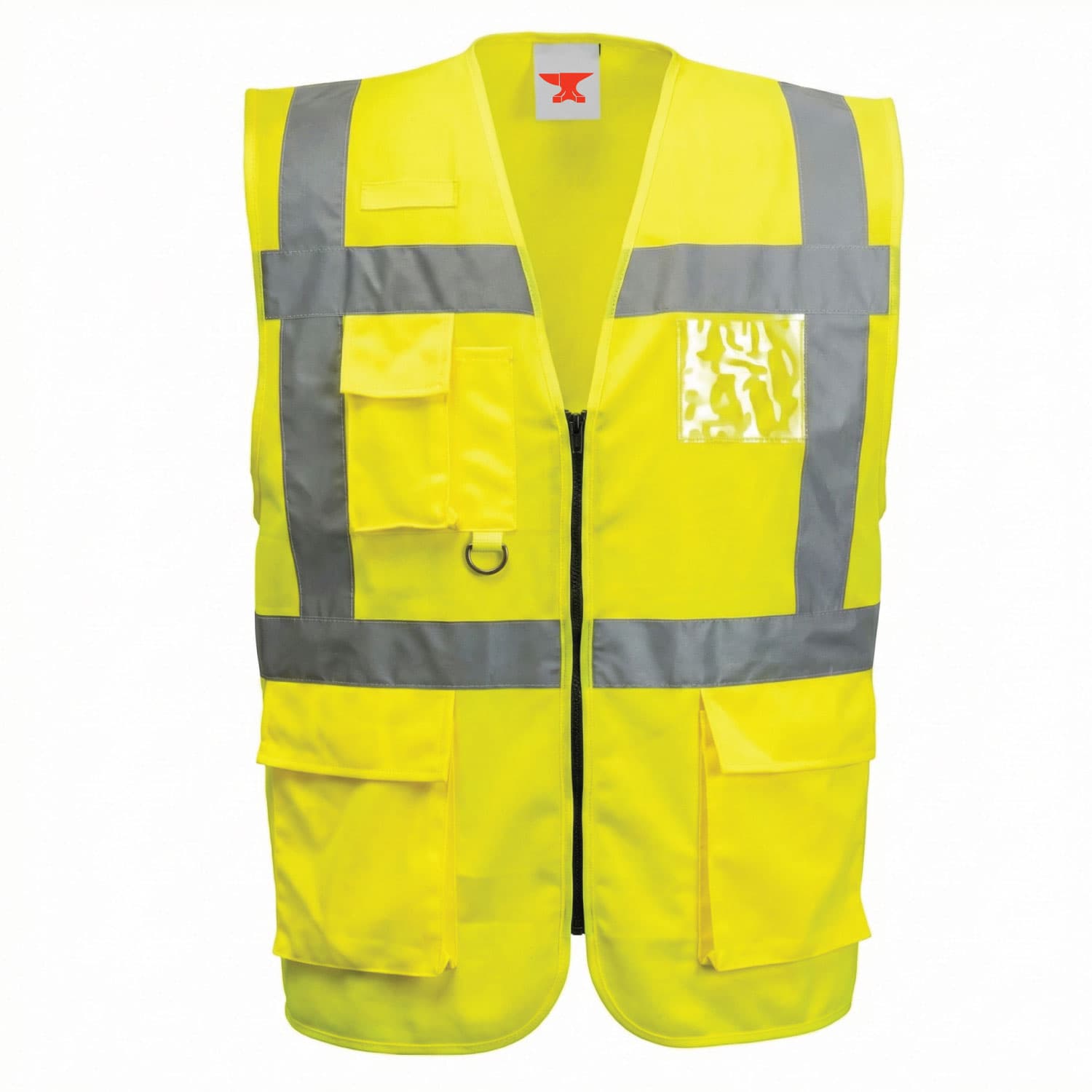 James Forge Hi-Vis Safety Vest Pockets - Green