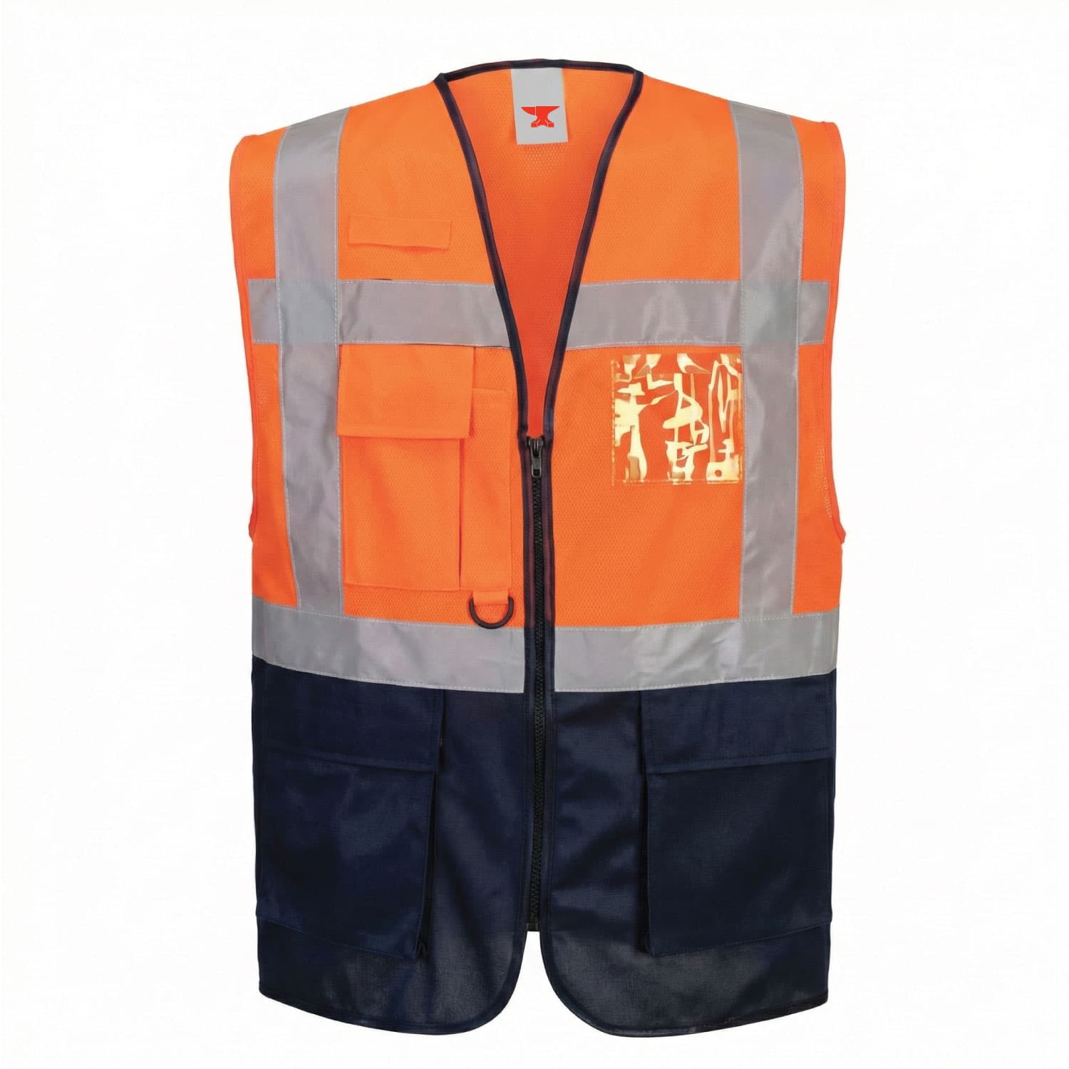 James Forge Hi-Vis Safety Vest - Orange-Blue