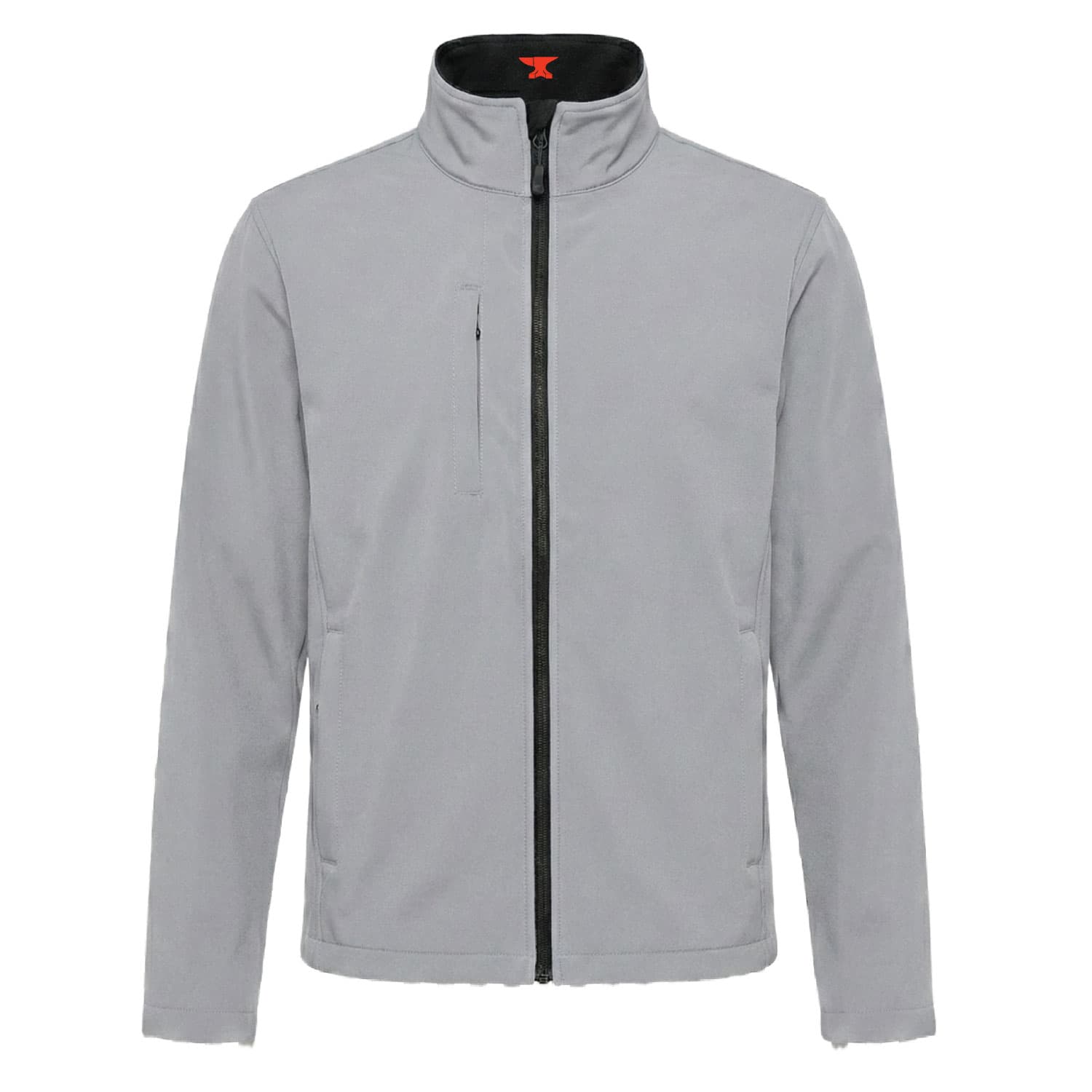 James Forge Soft Shell Jacket Full Zip Heavy Weight - Light Grey 1