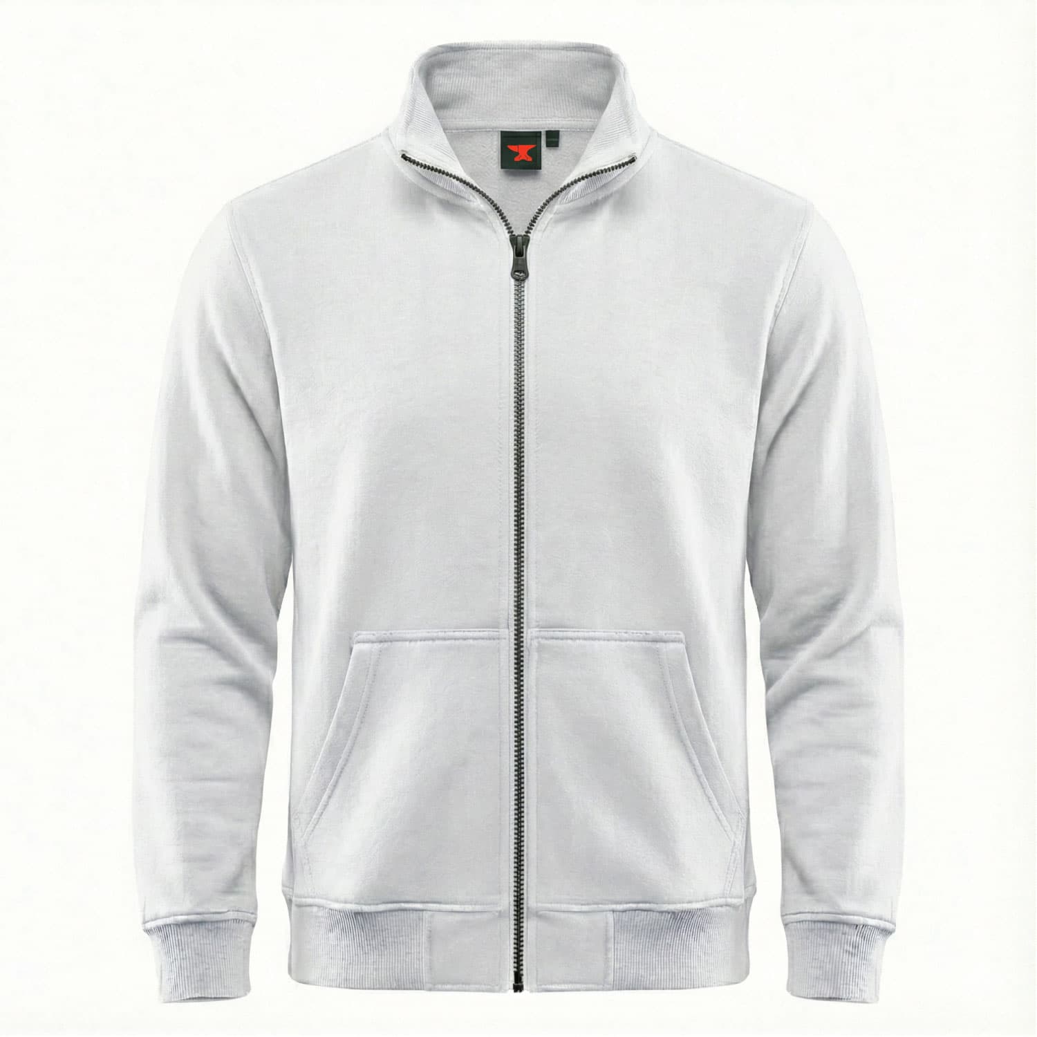 James Forge Full-Zip Sweatshirt - White 1