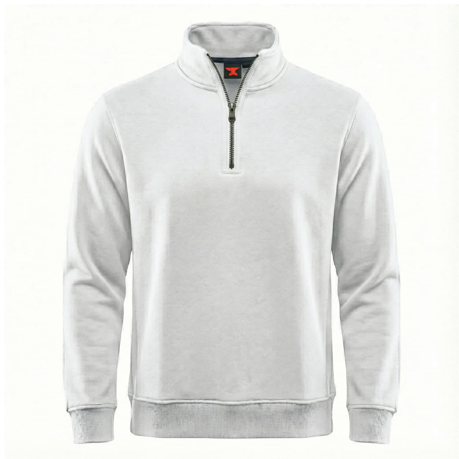 James Forge Half-Zip Sweatshirt - White 1